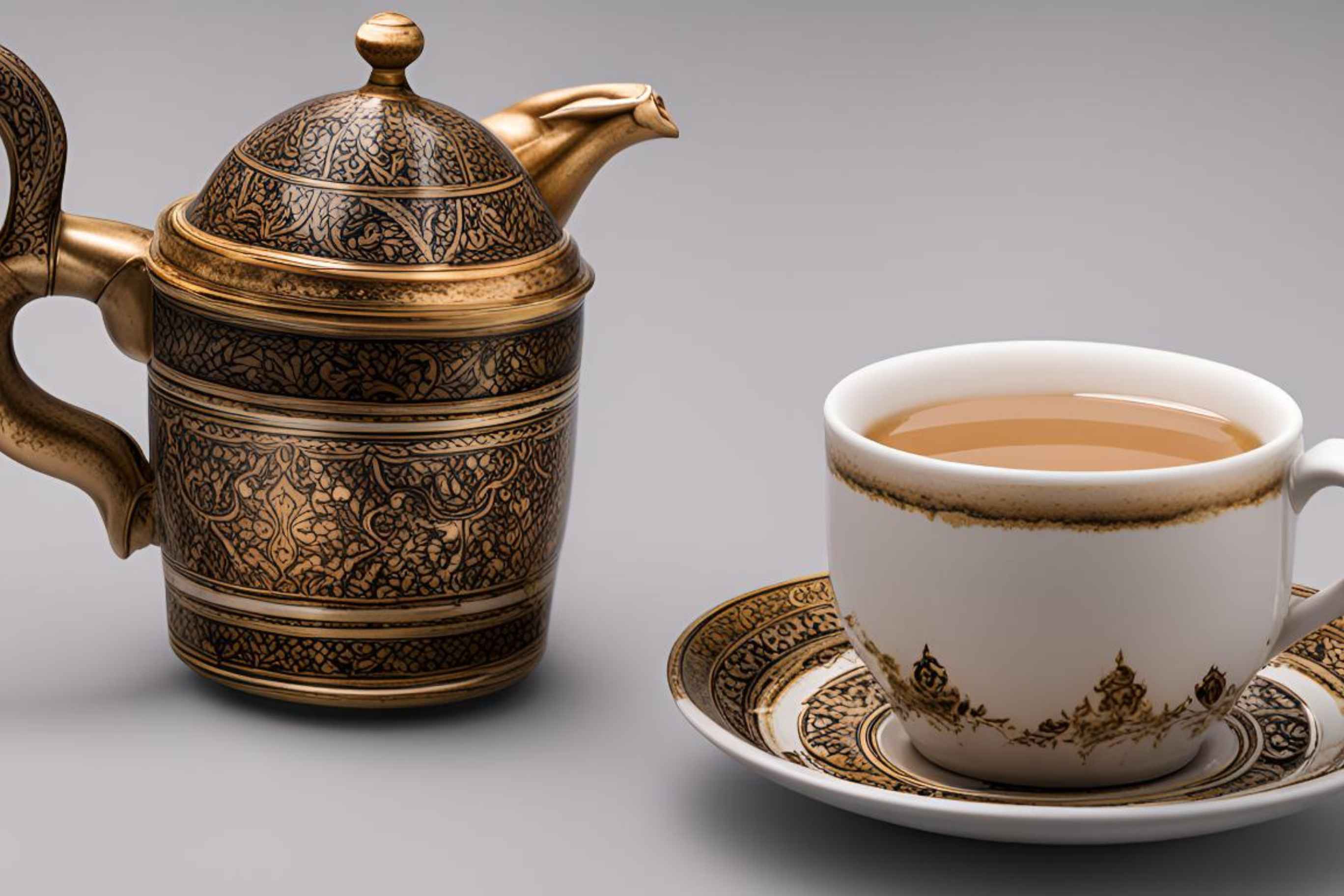 الأناقة الخالدة للشاي الفاتح